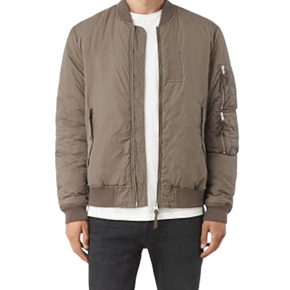 Allsaints bomber mens Clearance